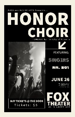 Honor choir at the Fox 6.26.25